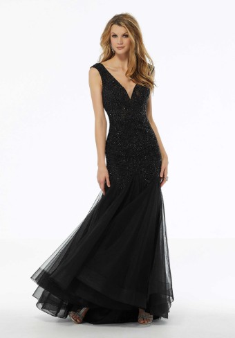 Morilee | MGNY Style #72103 **DISCONTINUED AS OF 3/31/23** #0 Silver thumbnail