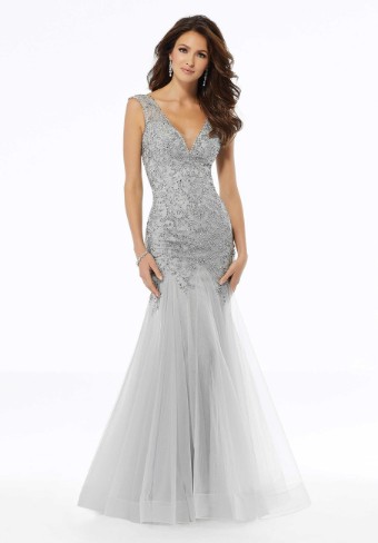 Morilee | MGNY Style #72103 **DISCONTINUED AS OF 3/31/23** #2 Silver thumbnail