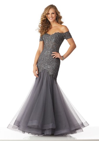 Morilee | MGNY Style #71825 **DISCONTINUED AS OF 3/31/23** #0 Charcoal thumbnail
