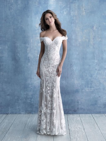 Allure Bridals Style #9704 **UPSTAIRS** #0 Sand/Ivory thumbnail
