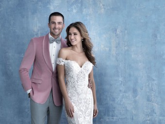 Allure Bridals Style #9704 **UPSTAIRS** #2 Sand/Ivory thumbnail