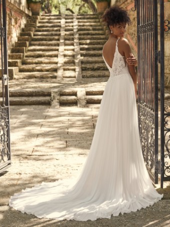 Maggie Sottero  Style #MARGERY 21MT771B01 **DISCONTINUED 6/15/23** #2 Ivory (gown with Natural Illusion) thumbnail