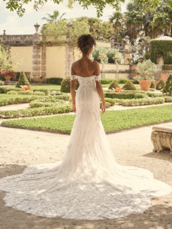 Maggie Sottero  Style #KATELL  21MT802B01 *LINED* **DISCONTINUED 6/15/23** #1 Ivory over Blush (gown with Natural Illusion) thumbnail