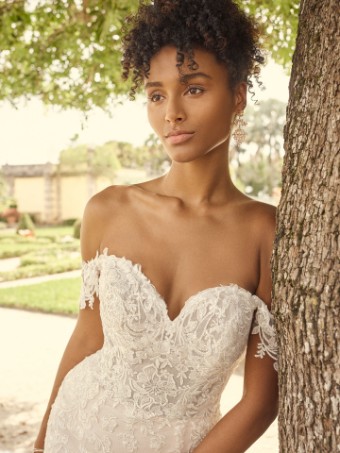 Maggie Sottero  Style #KATELL  21MT802B01 *LINED* **DISCONTINUED 6/15/23** #3 Ivory over Blush (gown with Natural Illusion) thumbnail