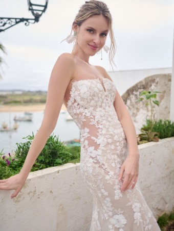 Maggie Sottero  Style #ADELAIDE (23SZ722A01 - texture tulle 3) #2 thumbnail