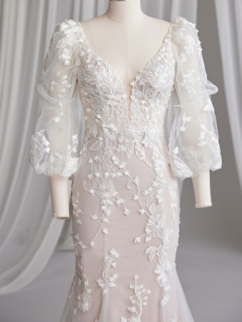 Maggie Sottero  Style #MARLENA (23MB662A01 - Unlined bodice, Embellsihed, sparkle tulle) #3 thumbnail