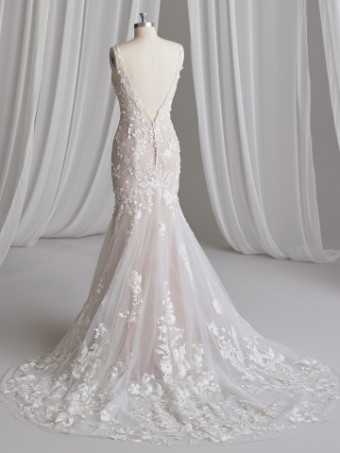 Maggie Sottero  Style #MARLENA (23MB662A01 - Unlined bodice, Embellsihed, sparkle tulle) #5 thumbnail