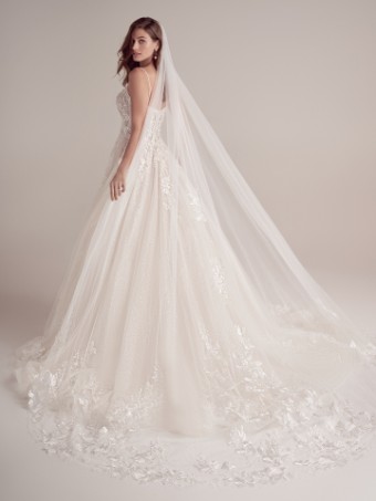 Maggie Sottero  Style #CASEY (22MC926A01 - Unlined Bodice, Glitter Tulle 3) #1 Ivory (gown with Natural Illusion) thumbnail