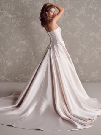 Maggie Sottero  Style #EMMANUELLE (24MS178A01 - Zipper Closure) #2 Diamond White thumbnail