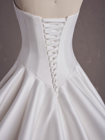 Maggie Sottero  Style #EMMANUELLE (24MS178A01 - Zipper Closure) #4 Diamond White thumbnail