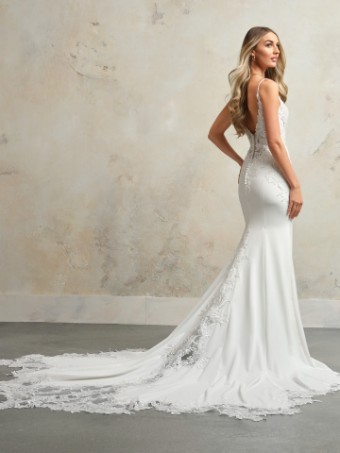 Maggie Sottero  Style #ANASTASIA (24MS750A01 - Sleeveless) #2 Ivory (gown with Natural Illusion) thumbnail