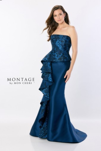 Mon Cheri Style #M2228 #0 Navy Blue thumbnail