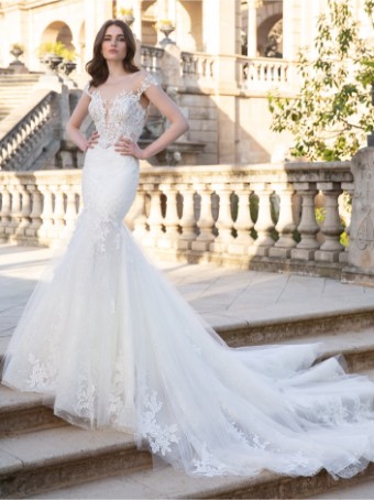 Enzoani Style #Narcisse **DISCONTINUED AS OF 9/30/24** #0 Ivory/Nude thumbnail