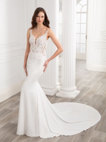 Enzoani Style #AVA **DISCONTINUED AS OF 9/30/24** #0 Ivory/Nude thumbnail