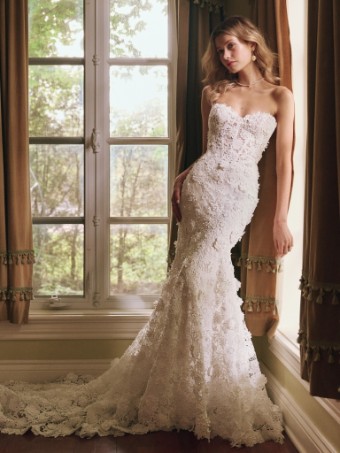 Maggie Sottero  Style #WARNER (25SB304A01 - Unlined bodice) #0 Ivory thumbnail