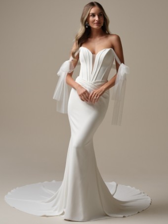 Maggie Sottero  Style #JACE (25MS339B01 - No plunge) #0 Ivory thumbnail