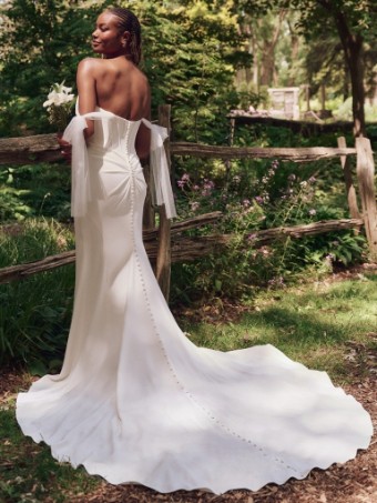 Maggie Sottero  Style #JACE (25MS339B01 - No plunge) #2 Ivory thumbnail