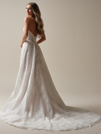 Maggie Sottero  Style #NARISSA (25SB354A02 - plain tulle) #4 Ivory thumbnail
