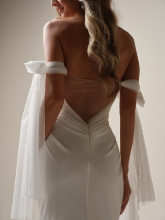 Maggie Sottero  Style #KHLOE (25MW364A01 - Illusion back) #4 Ivory (gown with Natural Illusion) thumbnail
