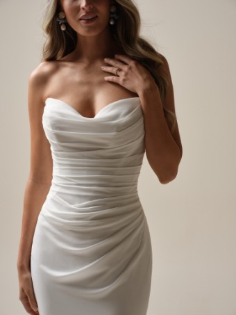 Maggie Sottero  Style #KHLOE (25MW364A01 - Illusion back) #3 Ivory (gown with Natural Illusion) thumbnail