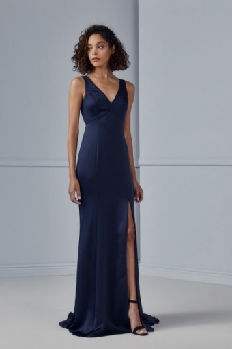 Amsale Bridesmaids Style #Tiana GB140S (Upstairs) #0 default Petrol thumbnail