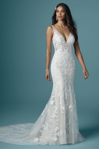 Maggie Sottero  Style #Greenley-20MT284 **DISCONTINUED AS OF 5/1/25** #0 Ivory/Soft Nude thumbnail