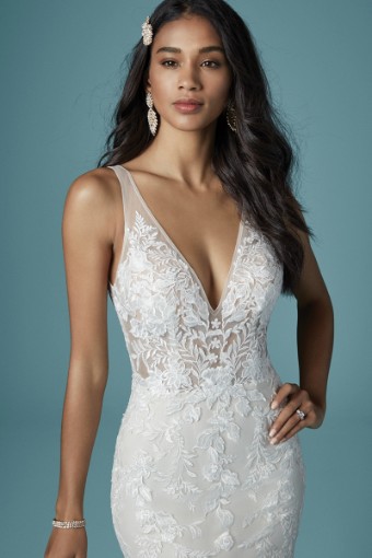 Maggie Sottero  Style #Greenley-20MT284 **DISCONTINUED AS OF 5/1/25** #2 Ivory/Soft Nude thumbnail