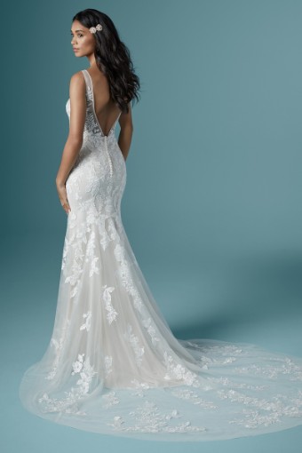 Maggie Sottero  Style #Greenley-20MT284 **DISCONTINUED AS OF 5/1/25** #1 Ivory/Soft Nude thumbnail