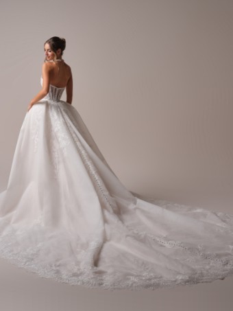 Maggie Sottero  Style #ZAREEN (25SZ923A01 - Unlined bodice, Glitter tulle) #4 Ivory/Pearl thumbnail