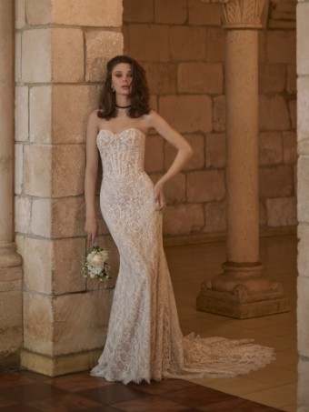 Maggie Sottero  Style #JOVIENNE (25SZ884A01 - Unlined bodice) #1 Ivory/Nude thumbnail