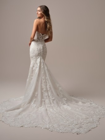 Maggie Sottero  Style #HALLE (25SS934A01) #2 Ivory/Silver Accent over Soft Blush thumbnail