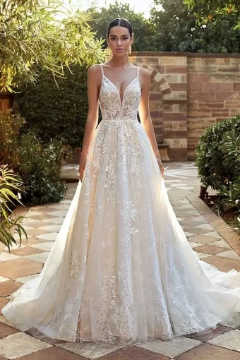 Demetrios Style #8071 **DISCONTINUED 2/26/26** #0 Ivory/Sheer/Nude/Natural thumbnail