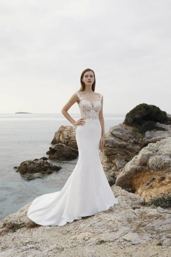 Demetrios Style #1065 **DISCONTINUED AS OF 2/26/26** #0 Ivory/Sheer/Natural thumbnail