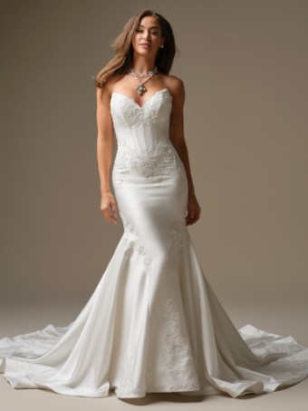 Maggie Sottero  Style #SERAFINA LANE (26MS462A01 - Zip-up) #0 Ivory thumbnail