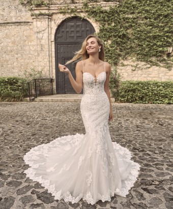 Maggie Sottero  Style #Fiona 21MS366A01.**DISCONTINUED AS OF 5/1/26** #3 Antique Ivory thumbnail