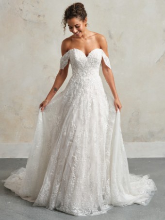 Maggie Sottero  Style #SITKA (24SZ761A01) **DISCONTINUED AS OF 5/1/26** #2 Ivory/Soft Blush thumbnail