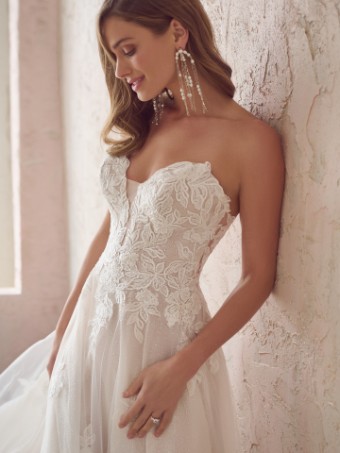 Maggie Sottero  Style #BRITNEY (22MC932A02 - Unlined Bodice, Chic organza) #0 default thumbnail