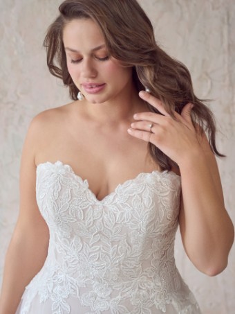 Maggie Sottero  Style #BRITNEY (22MC932A02 - Unlined Bodice, Chic organza) #1 thumbnail