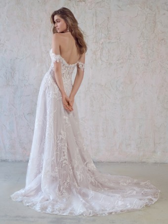 Maggie Sottero  Style #EVELINA (22MT961A01 - Unlined Bodice, Plain Tulle) #3 thumbnail