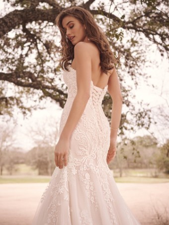 Maggie Sottero  Style #TOCCARA (22MS974B01 - No beading zipper) #3 thumbnail