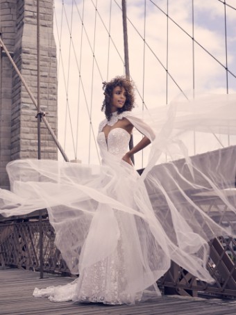 Maggie Sottero  Style #Grace 23MC106A01 #0 Ivory over Blush (gown with Natural Illusion) thumbnail