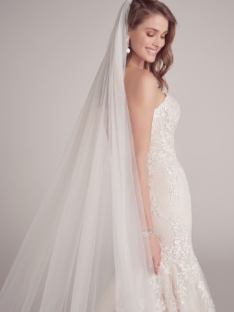 Maggie Sottero  Style #LENNON (22MC913B01 - Raised Neckline) #3 Ivory/Pewter/Blush thumbnail