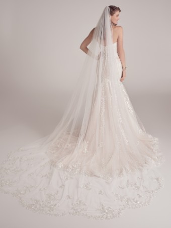 Maggie Sottero  Style #LENNON (22MC913B01 - Raised Neckline) #4 Ivory/Pewter/Blush thumbnail